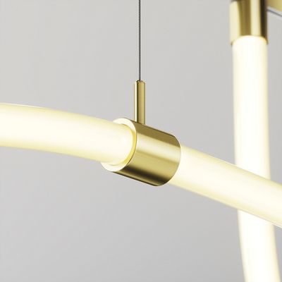 Потолочный коннектор с тросовым подвесом Tau в шинопровод Flarity латунь TRA154CSW-1BS. TM Maytoni