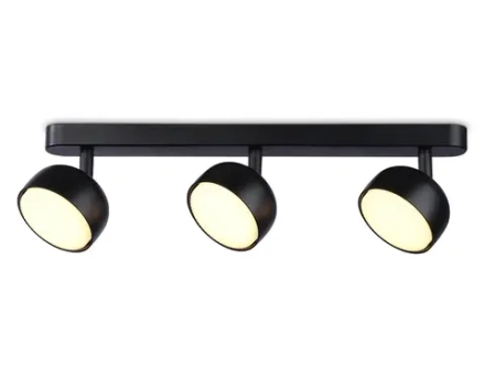 Светильник накладной TN71018/3 BK черный GX53/3 max 12W 400*80*90