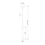 Подвесной светильник 50255/1 титан, GU10х1