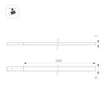 Светильник MAG-MICROCOSM-FLAT-ELASTIC-L2000-16W Warm3000 (BK, 100 deg, 24V) (Arlight, IP20 Пластик, 3 года)