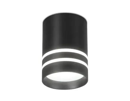 Накладной светодиодный точечный светильник TN242 BK/S черный/песок LED 4200K 12W D80*100
