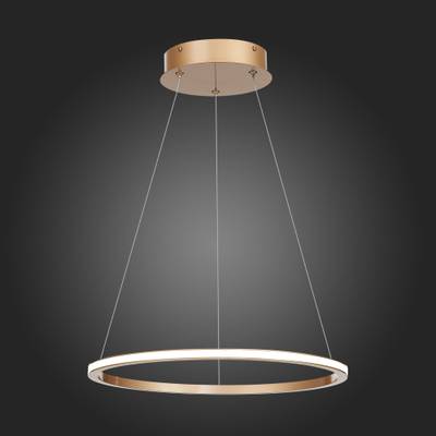 ST604.243.22 Светильник подвесной ST-Luce Золотистый/Белый LED 1*22W 4000K
