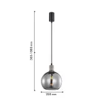 Подвес Dubbel 4355-1P, 1*E27*40W. ТМ F-Promo