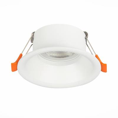 ST201.508.01 Св-к встр. Мат. белый GU10 1*50W  D89xH40 220V Без ламп