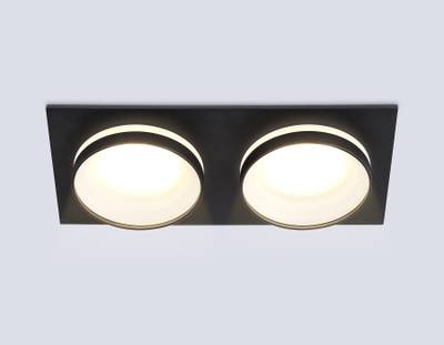 Светильник встраиваемый TN30712/2 BK черный GU5.3/2 182*92*36