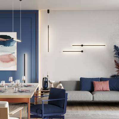 4335/18WL HIGHTECH ODL22 299 чёрный Настенный светильник IP20 LED 18W 849Лм 3000K FILLINI