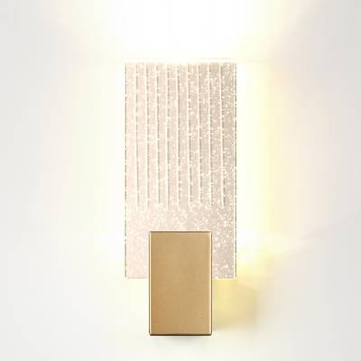 4362/5WL HIGHTECH ODL23 371 матовое золото/металл/стекло Настенный св-к IP20 LED 5W 218Лм 3000K RICCI