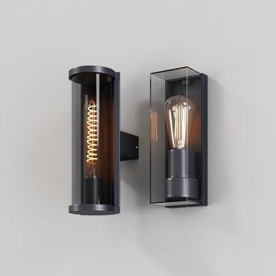 Настенный светильник (бра) Conf E27x1, IP65, O450WL-01GF. TM Maytoni