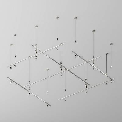 Шинопровод 2 м Flarity платина, TRX154-112PT. TM Maytoni