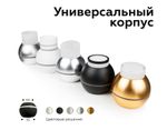 Корпус светильника накладной для насадок D60/70mm c LED подсветкой C1105 PYG золото желтое полированное D100*H80mm MR16 GU5.3 LED 3W 4200K