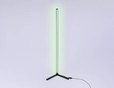 Светильник светодиодный напольный RGB с пультом FL8022 BK черный LED 15W RGB D32*1250 (ПДУ РАДИО 2.4G)