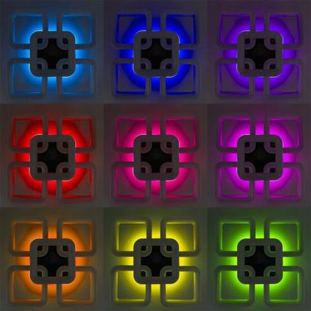 Citilux Паркер Смарт CL225A255E RGB Умная люстра Венге