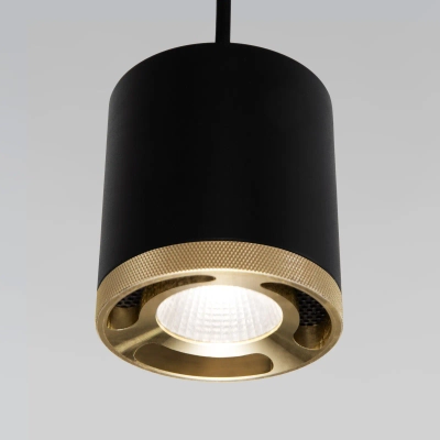 Светильник подвесной светодиодный Lead 12W 4200K чёрный 50243 LED