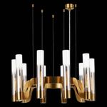 SL1235.303.10 Люстра подвесная ST-Luce Латунь/Хром, Прозрачный E14 10*40W