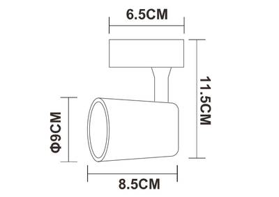Трековый светильник Arte Lamp AMICO A1810PL-1BK, LED