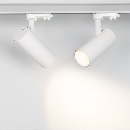 Светильник SP-POLO-TRACK-LEG-R65-8W Warm3000 (WH-WH, 40 deg) (Arlight, IP20 Металл, 3 года)