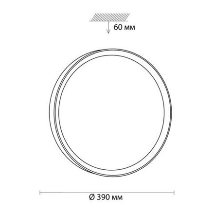 3019/DL TAN SN 126 Светильник пластик/под дер. LED 48Вт 3000-6500 D390 IP43 пульт ДУ/ LampSmart WOODI