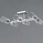 IL0780-6CSQ-25 CR NAPLES светильник потолочный ILLUMICO, E14х6
