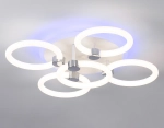 Светильник светодиодный потолочный FA3841/4+1 WH белый 70W 3000K-6400K+RGB D538*115 (ПДУ РАДИО 2.4G)