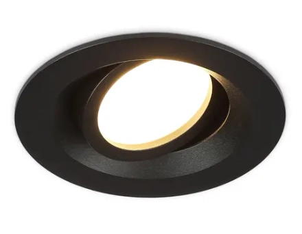 Светильник встраиваемый TN102742 BK черный IP20 GU5.3 D95*25
