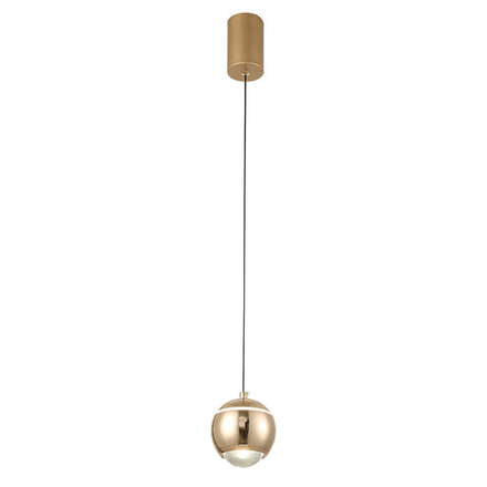 Светильник подвесной Crystal Lux CARO SP LED GOLD 1340/201