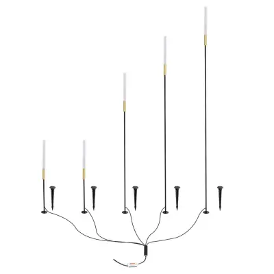 Грунтовый светильник Arte Lamp MUSTER A1083PA-5BK, 5хLED