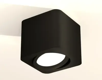 Комплект накладного поворотного светильника XS7806010 SBK черный песок MR16 GU5.3 (C7806, N7711)