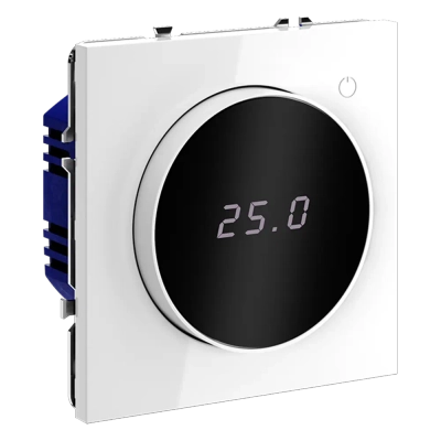 VLS070101 Терморегулятор электронный VOLTUM S70 с индикацией и датчиком, для теплого пола, (белый глянцевый). (ТМ Maytoni)