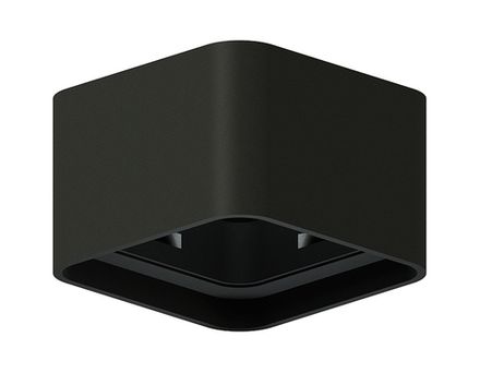 Корпус светильника накладной для насадок 70*70mm C7833 SBK черный песок 95*95*H60mm MR16 GU5.3
