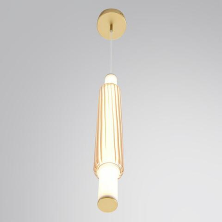 8259/15WCL LEDIO LN26 280 золото/амбер, металл/акрил/стекло Бра/подвес LED 15W 4000К 220V TRENDY