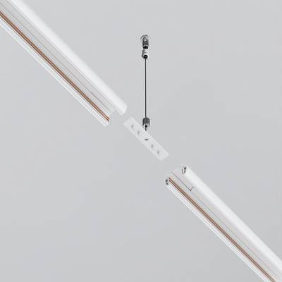 Коннектор прямой для низкопрофильного шинопровода Exility, TRAM034CI-R-41W. TM Maytoni