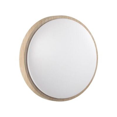 7607/CLN PALE SN 170 Светильник пластик/белый/бежеый под дерево LED 36Вт 4000К D340 IP43 LOSTA