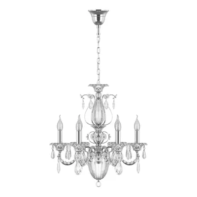 790064 Люстра SCHON 6x60W E14 Silver Lightstar