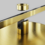Трековый светильник Плато / Plato Flarity 3000K 10Вт 120°, TR153-1-10W3K-BS. TM Maytoni