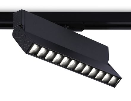 Светильник светодиодный трековый GL6819 BK черный LED 12W 4200K 24° 230*22*87