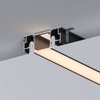 Профиль STRETCH-32-CEIL-CENTER-2000 BLACK (Arlight, Алюминий)