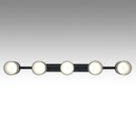 8240/5 COMFI LN25 черный, металл/акрил Светильник подвесной LED GX53 5*7W 220V LANIKA