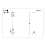 SLE102903-01 Светильник подвесной Черный, Хром/Прозрачный E27 1*40W