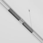 Коннектор питания прямой гибкий 5см Exility черный, TRA034CPC-42B-5. TM Maytoni