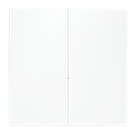 VLS000302 Клавиши для выключателя/переключателя двухклавишного, S70 (белый матовый). (ТМ Maytoni)