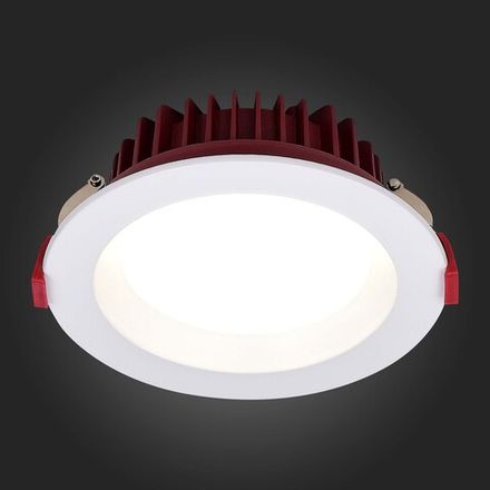 ST752.548.12 Св-к встр. Белый LED 1*12W 4000K 960Lm Ra80 100° IP44 D115xH47 100-240VV