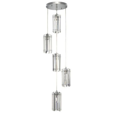 Citilux Джейн CL306051 Хрустальный подвесной светильник Хром