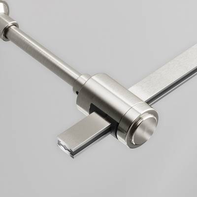 Крепление настенное Wall одинарное удлиненное Flarity платина, TRA155CW-SL1-PT. TM Maytoni