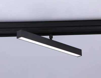 Светильник светодиодный трековый для шинопровода Magnetic GL4201 BK черный IP20 12W 4200K 48V 605*22*45