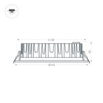 Светодиодный светильник LTD-145WH-FROST-16W Warm White 110deg (Arlight, IP44 Металл, 3 года)