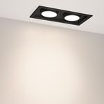 Светильник MS-VORTEX-BUILT-S250x140-2x30W Day4000 (BK-BK, 50 deg, 230V) (Arlight, IP20 Металл, 5 лет)