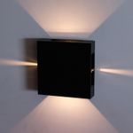 Фасадный светильник Arte Lamp ALGOL A1445AL-4BK, 4хLED