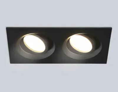 Светильник встраиваемый TN102746/2 BK черный IP20 GU5.3/2 180*95*25