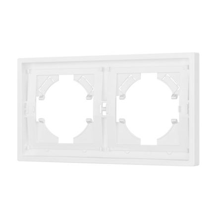 Рамка пластиковая FRM-TENDO-PL-2-WH (Arlight, -)