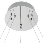 Citilux Чезаре CL338381 LED Люстра хрустальная с пультом Хром